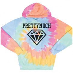 Unisex Tie-Dye Fleece Hoodie
