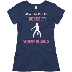 Ladies Slim Fit Super Soft Triblend Tee