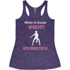 Ladies Slim Fit Super Soft Racerback Triblend Tank