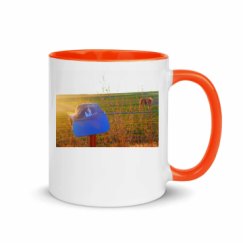 11oz Ceramic Mug with Color Inside