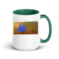 15oz Ceramic Mug with Color Inside