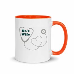 11oz Ceramic Mug with Color Inside