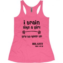 Ladies Slim Fit Super Soft Racerback Triblend Tank