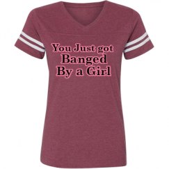 Ladies Relaxed Fit Vintage Sports Tee