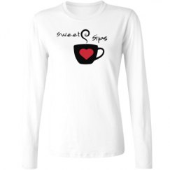 Ladies Relaxed Fit Basic Long Sleeve Tee