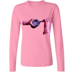 Ladies Relaxed Fit Basic Long Sleeve Tee