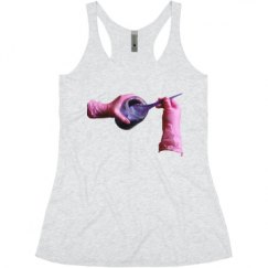 Ladies Slim Fit Super Soft Racerback Triblend Tank