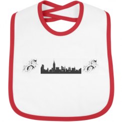 Infant Contrast Trim Bib