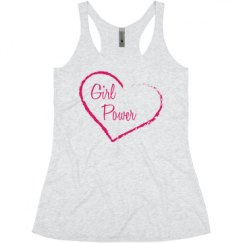 Ladies Slim Fit Super Soft Racerback Triblend Tank
