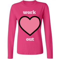 Ladies Relaxed Fit Basic Long Sleeve Tee