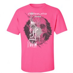 Unisex Ultra Cotton Safety Neon Crewneck Tee