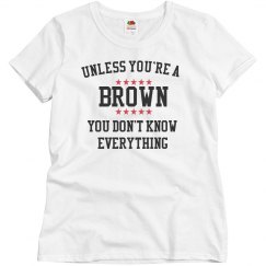 Browns know everything