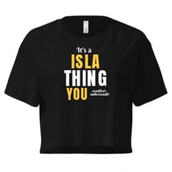 Ladies Festival Cali Crop Top Tee