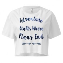 Ladies Festival Cali Crop Top Tee