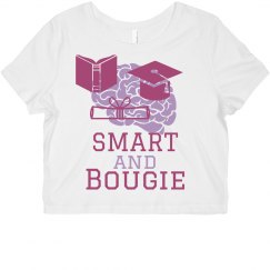Smart & Bougie Crop- DRK PINK/LAVENDER