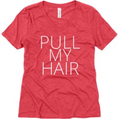 Ladies Relaxed Fit Super Soft Triblend V-Neck Tee
