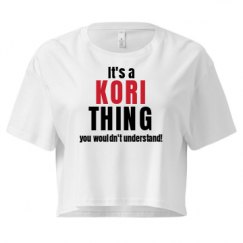 Ladies Festival Cali Crop Top Tee