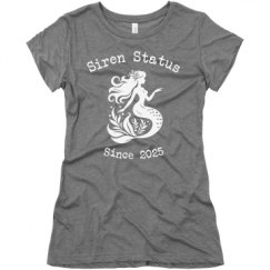 Ladies Slim Fit Super Soft Triblend Tee