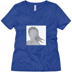 Ladies Relaxed Fit V-Neck Tee