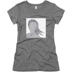 Ladies Slim Fit Super Soft Triblend Tee