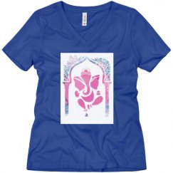 Ladies Relaxed Fit V-Neck Tee