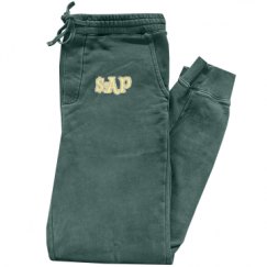 Pigment-Dyed Fleece Pants