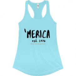Ladies Slim Fit Racerback Tank Top