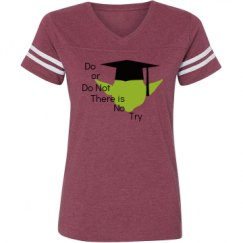 Ladies Relaxed Fit Vintage Sports Tee