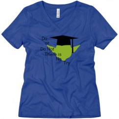 Ladies Relaxed Fit V-Neck Tee