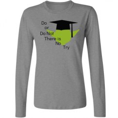 Ladies Relaxed Fit Basic Long Sleeve Tee