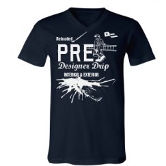 Unisex V-Neck Jersey Tee