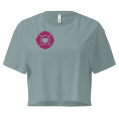 Ladies Festival Cali Crop Top Tee