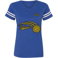 Ladies Relaxed Fit Vintage Sports Tee
