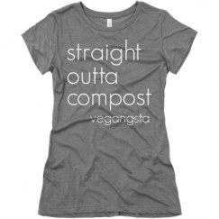 Ladies Slim Fit Super Soft Triblend Tee