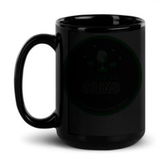 15oz Black Glossy Mug