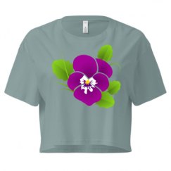 Ladies Festival Cali Crop Top Tee