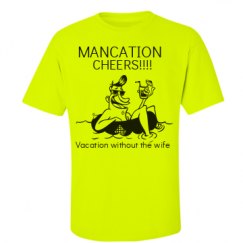 Unisex Ultra Cotton Safety Neon Crewneck Tee