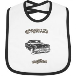 Infant Contrast Trim Bib