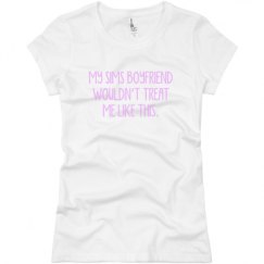 Ladies Slim Fit Basic Promo Jersey Tee