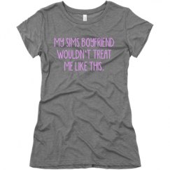 Ladies Slim Fit Super Soft Triblend Tee
