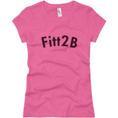 Ladies Slim Fit Basic Promo Jersey Tee