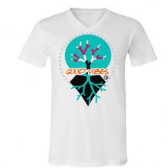 Unisex V-Neck Jersey Tee