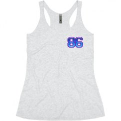 Ladies Slim Fit Super Soft Racerback Triblend Tank