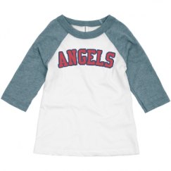 Toddler 3/4 Sleeve Raglan Tee