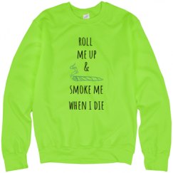 Unisex Neon Crewneck Sweatshirt