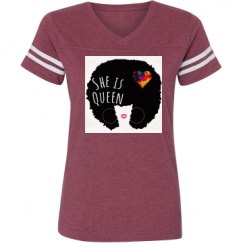 Ladies Relaxed Fit Vintage Sports Tee