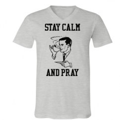 Unisex V-Neck Jersey Tee