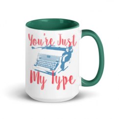 15oz Ceramic Mug with Color Inside
