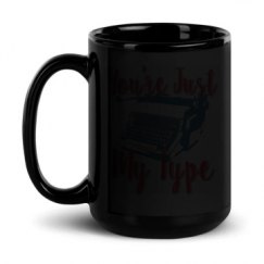15oz Black Glossy Mug