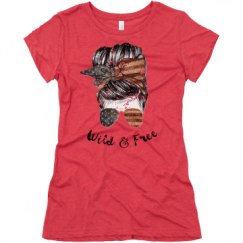 Ladies Slim Fit Super Soft Triblend Tee